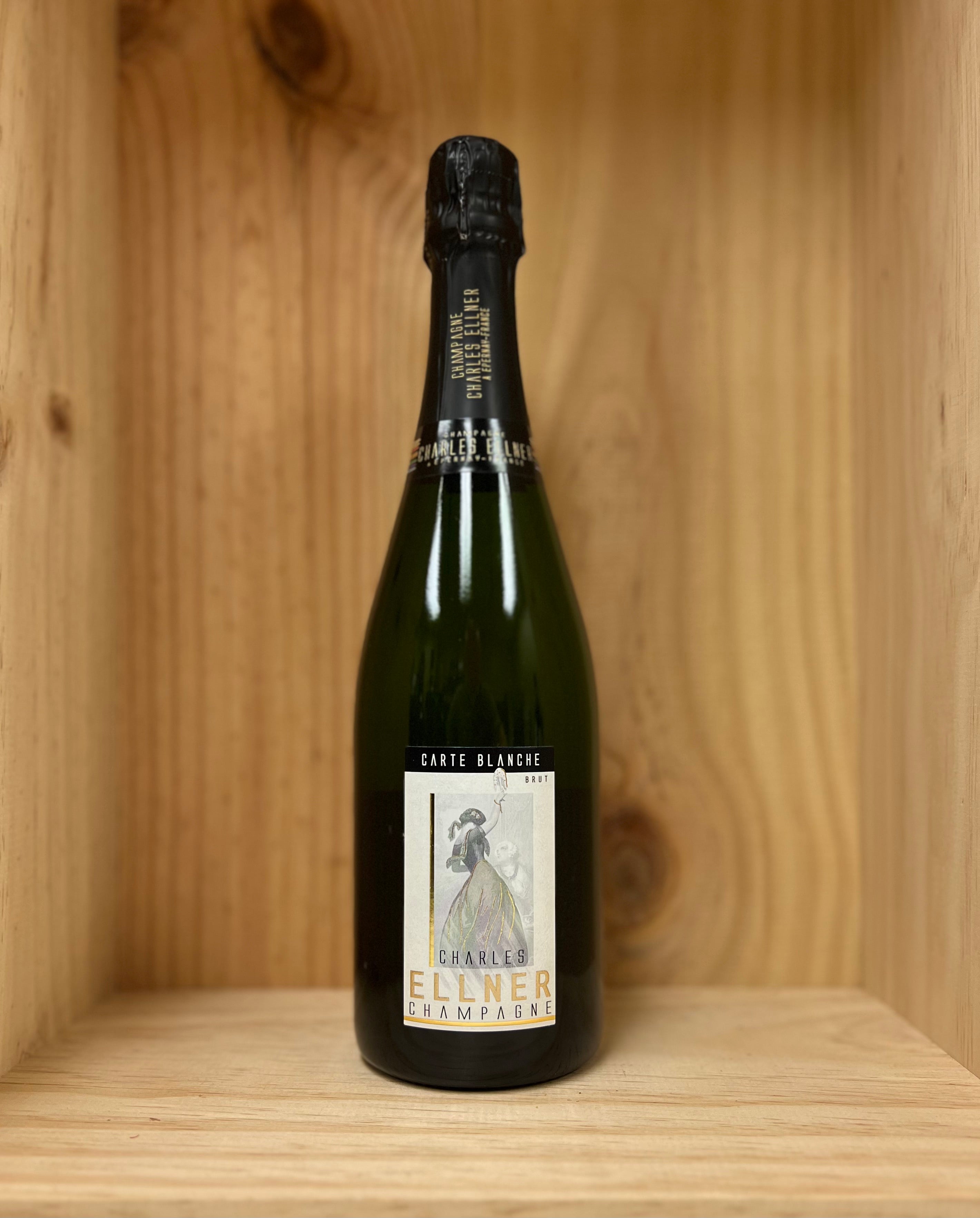 Charles Ellner Champagne Carte Blanche Brut NV (750ml/12) - Massanois