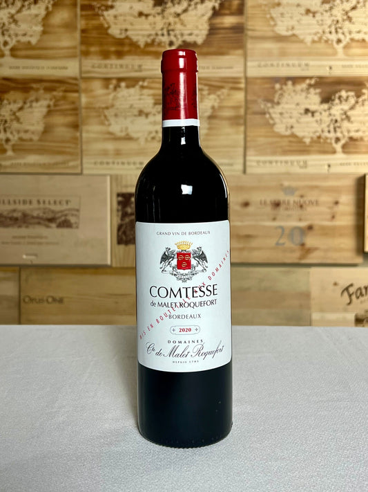 Chateau de Malet Roquefort, ‘Comtesse’ Bordeaux Rouge 2020